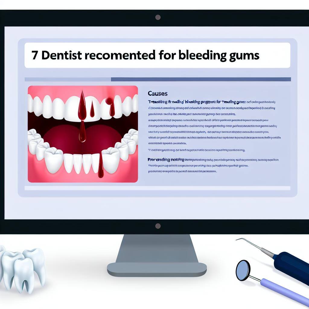 Treat bleeding gums 